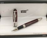 New Copy Mont Blanc Daniel Defoe Dark Red Rollerball Pen